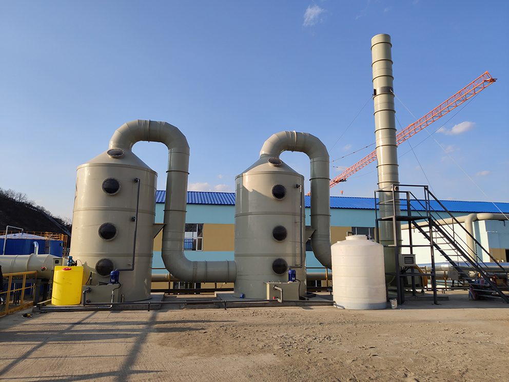 Completed waste gas treatment of Dongze Wastewater Treatment Co., Ltd.